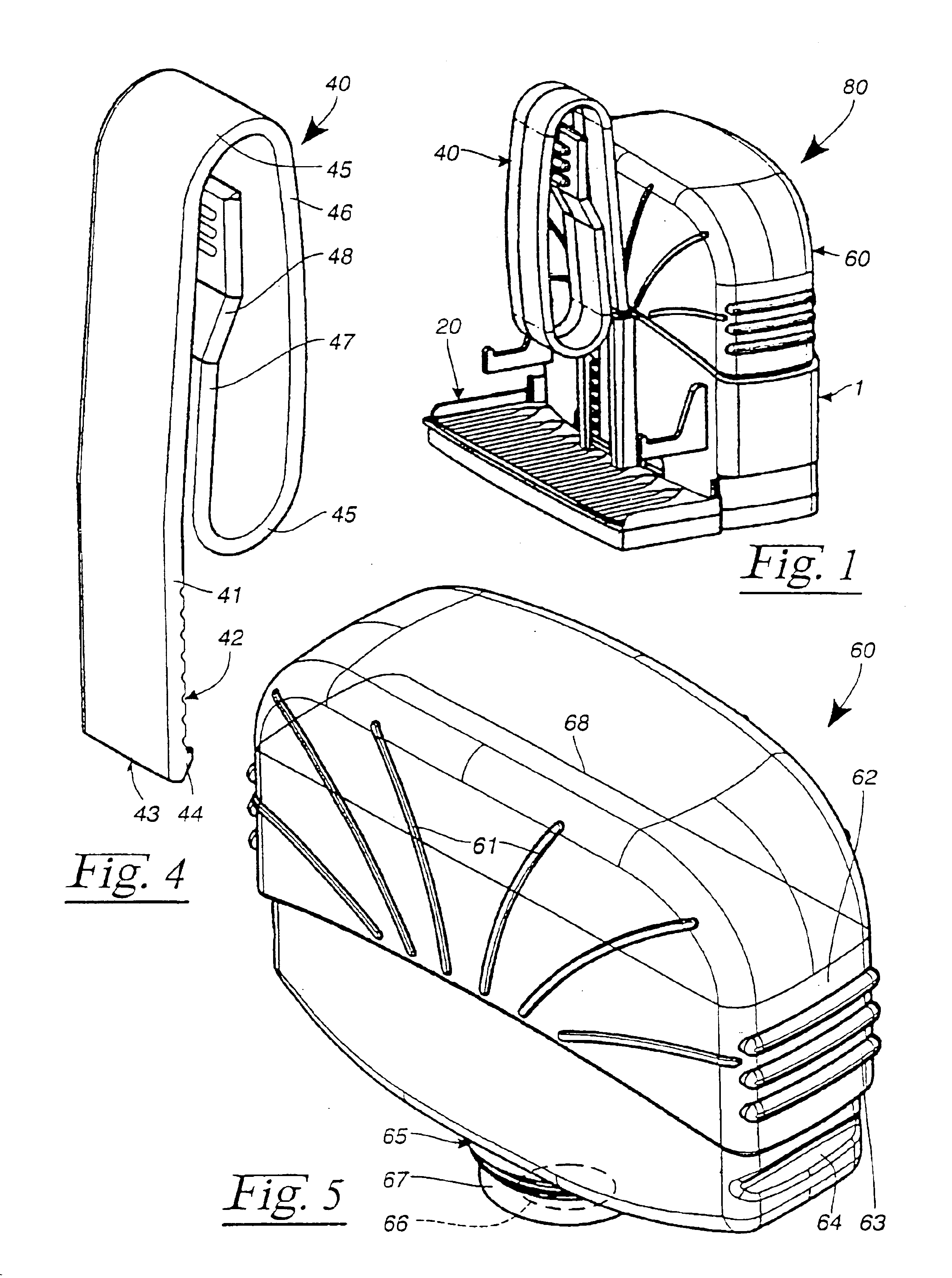 Device for dispensing a liquid active substance