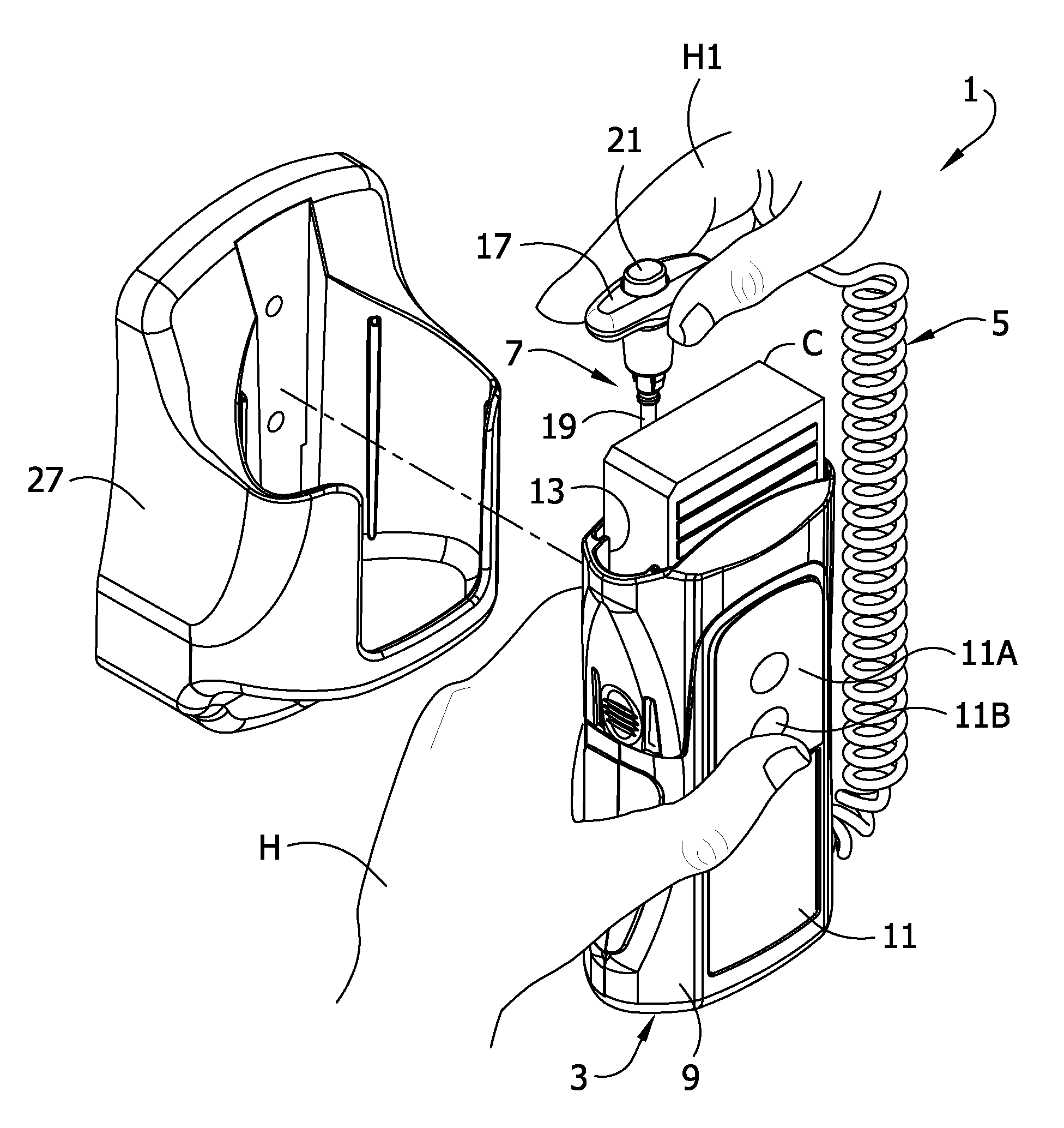 Electronic Thermometer with Selectable Modes