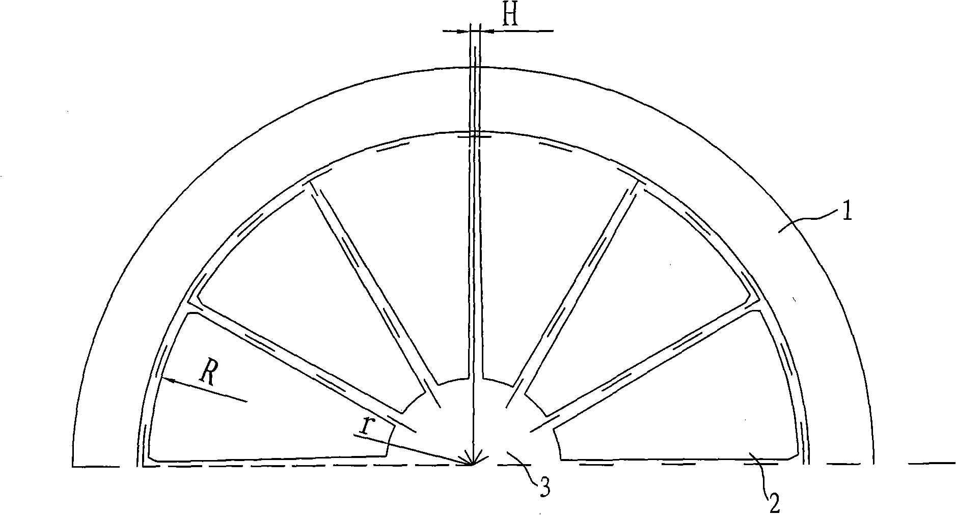 Method for preparing acrylic fibre with wet-process