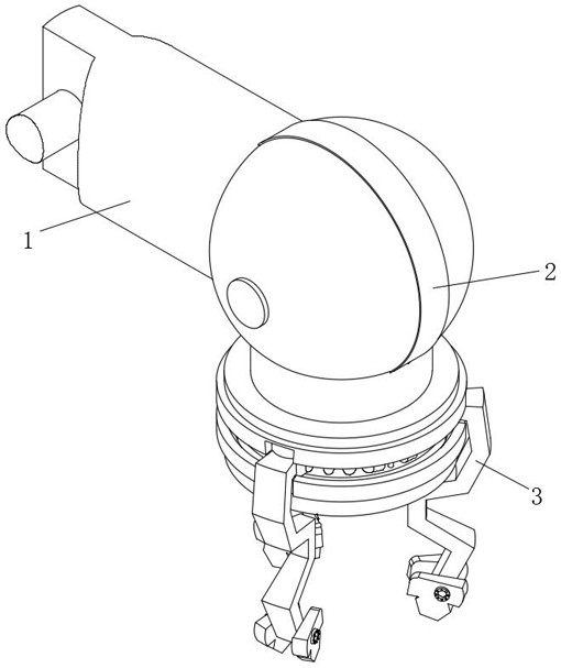 Grabbing device for mechanical manufacturing