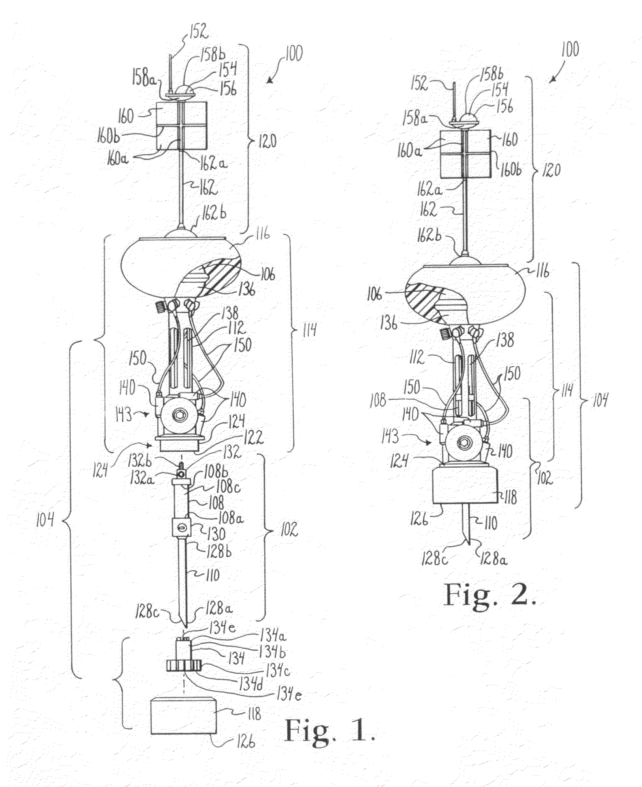 Sea floor sampling device and method