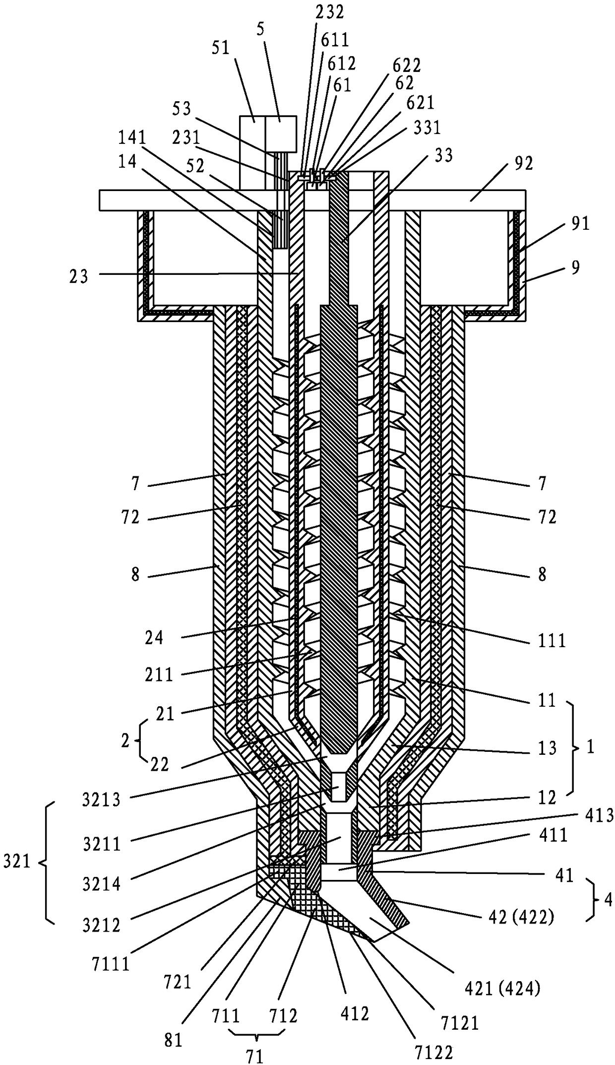 Three-dimensional printing head with high product integrity