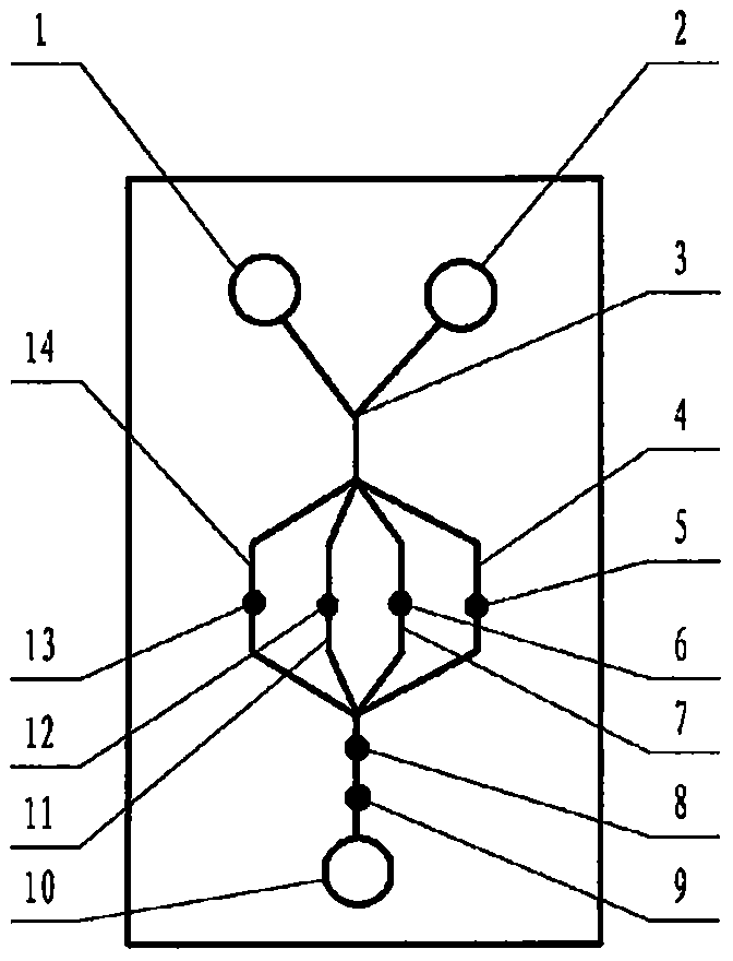 Syphilis diagnosis device with rapidly detachable test sample driving fitting