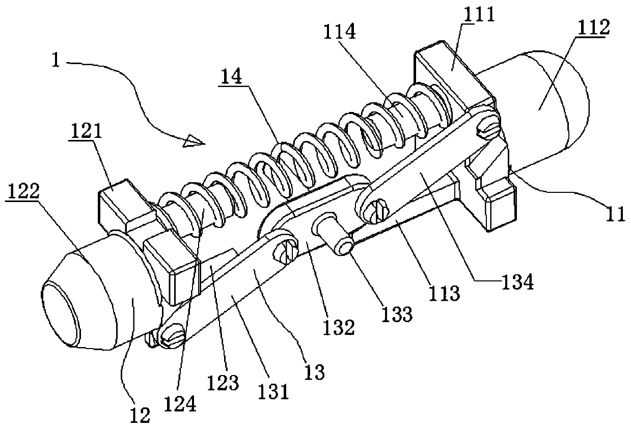 Both-way locking mechanism, splicing unit and spliced body