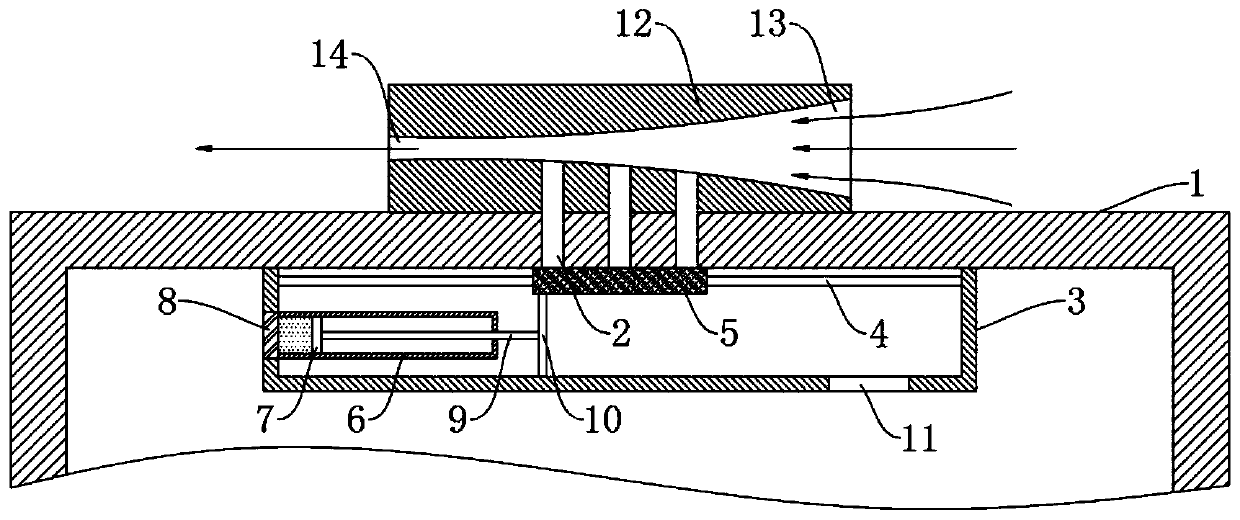 Air draft heat dissipation type electric power cabinet