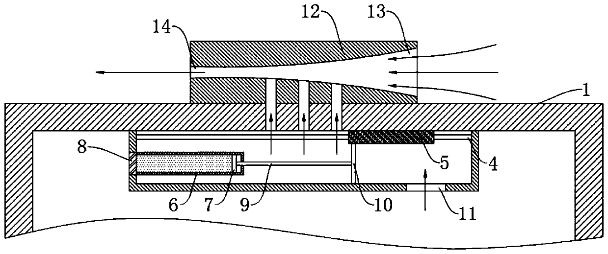 Air draft heat dissipation type electric power cabinet