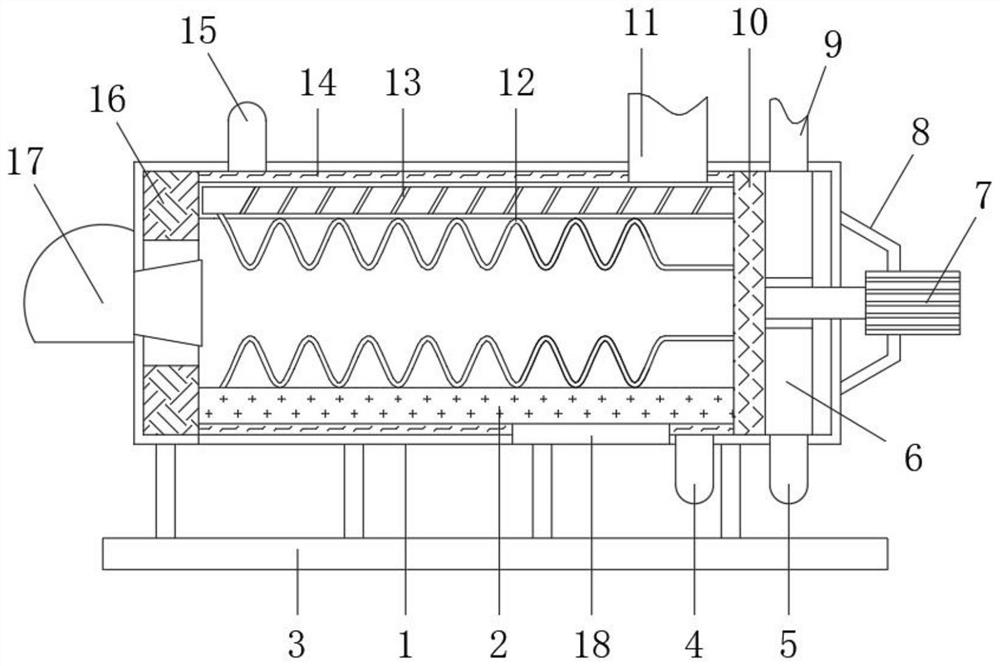 Biomass particle conduction oil boiler