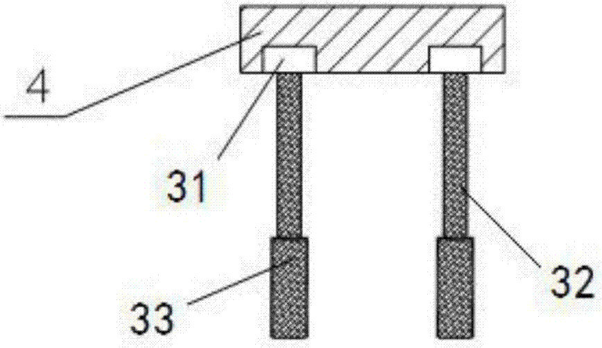 Quick-release beam bottom template supporting frame and working method thereof