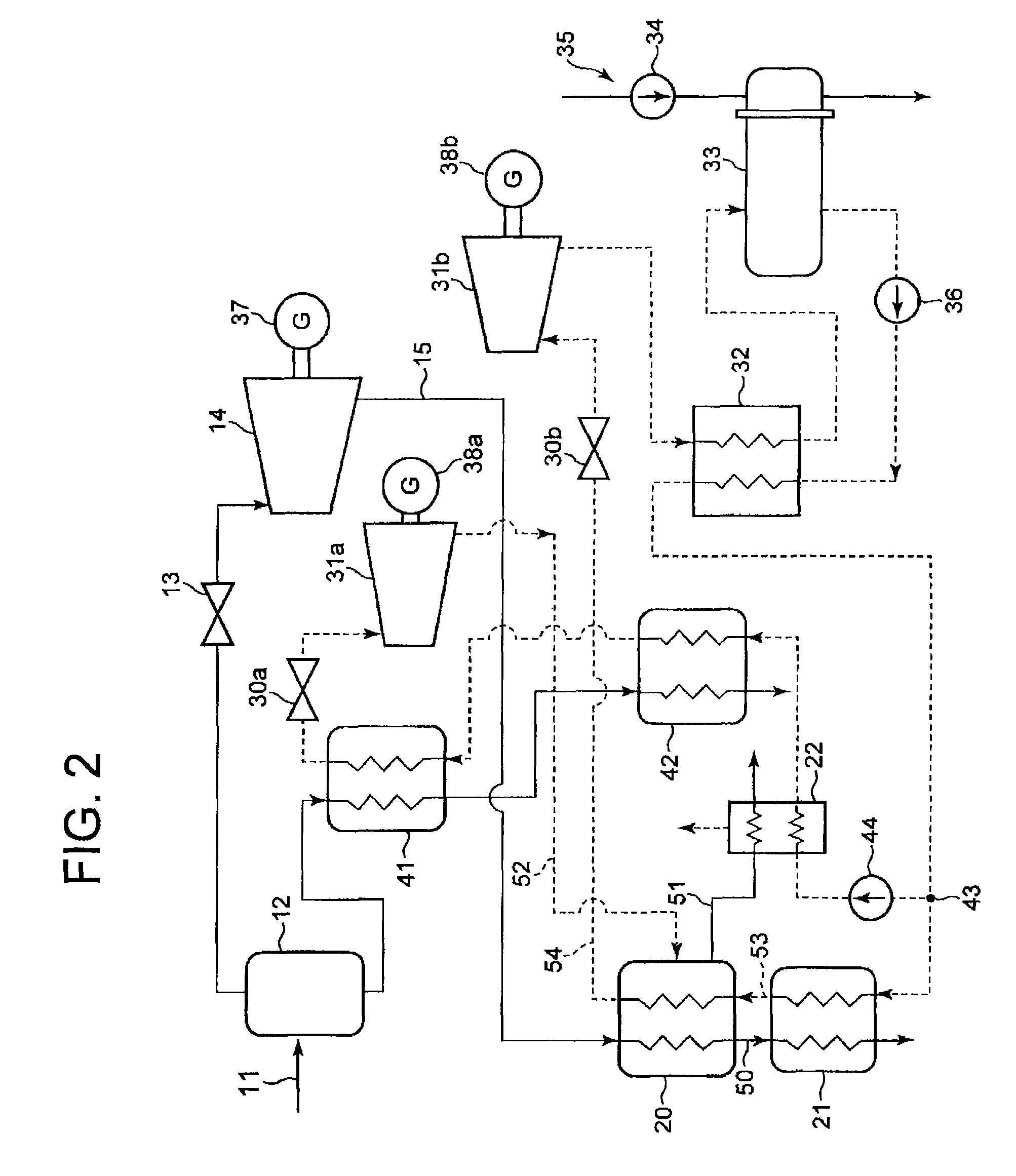 Binary power generation system