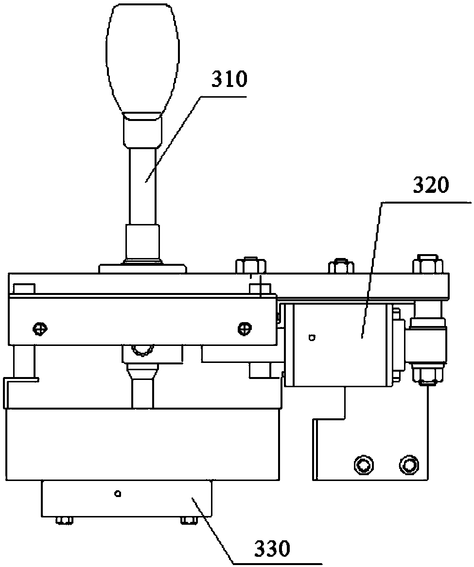 Shift operating device, control device, electronically controlled shift system and control method