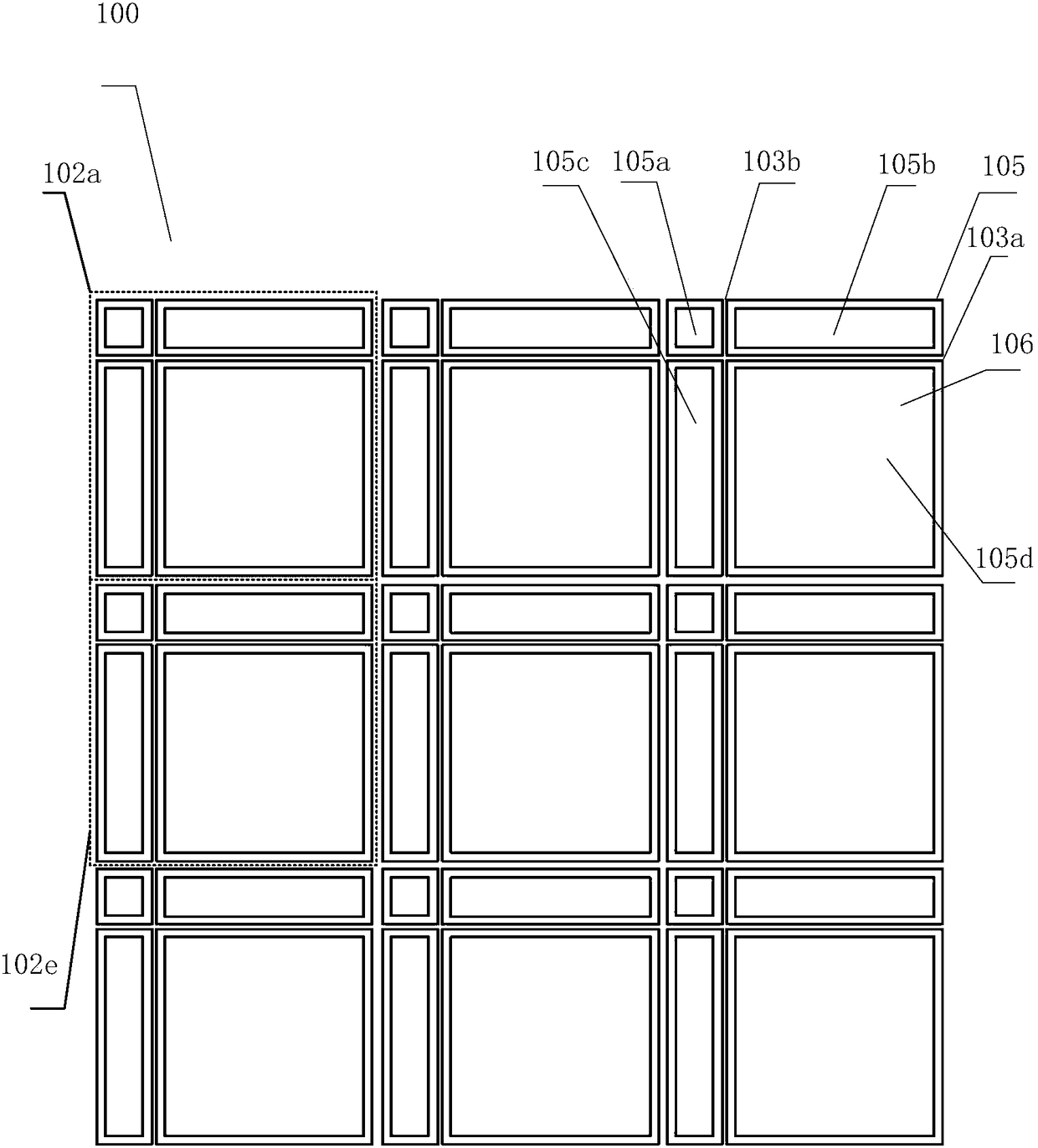 A track device for variable space residences