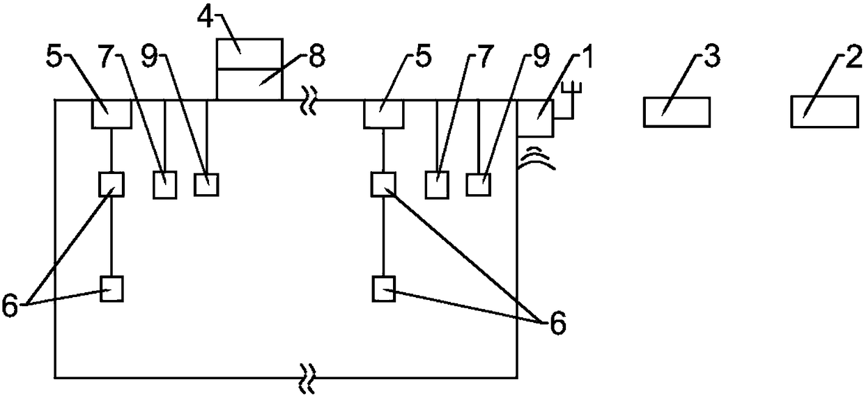 Passive autonomous water mist high-efficiency fire extinguishing system for tunnels