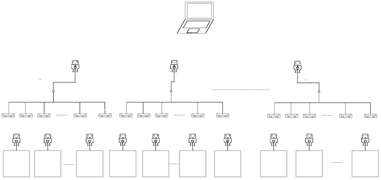 Multi-card high-speed interactive communication module and system based on serial bus