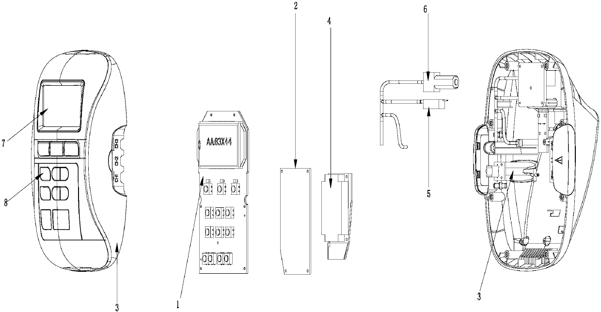 Intelligent postnatal rehabilitation device, realization method thereof and rehabilitation instrument