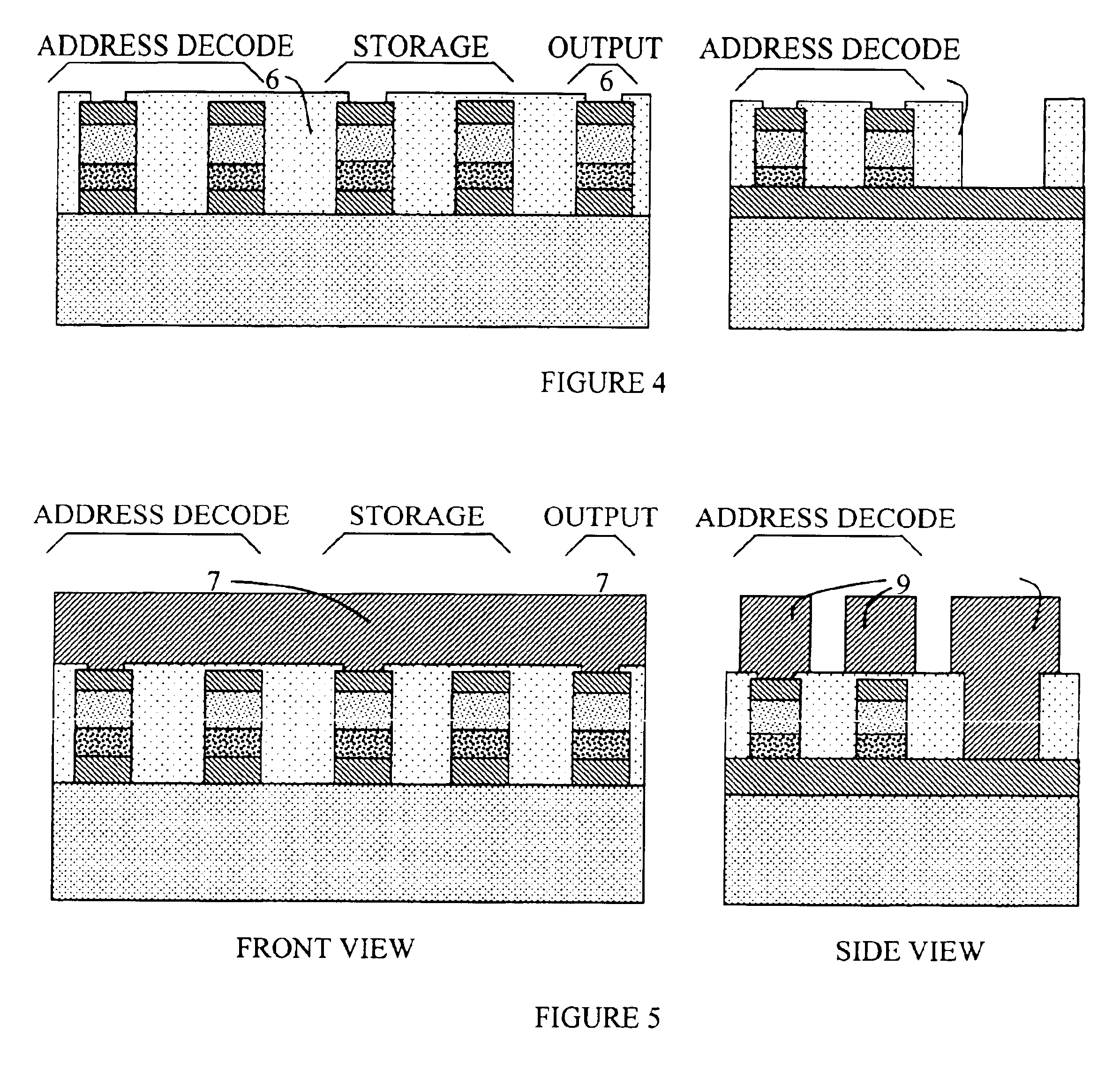 Low cost high density rectifier matrix memory