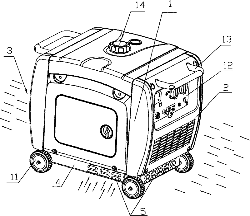 Generator of engine