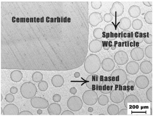 Tungsten carbide hard face abrasion-resistant bearing and preparation method thereof