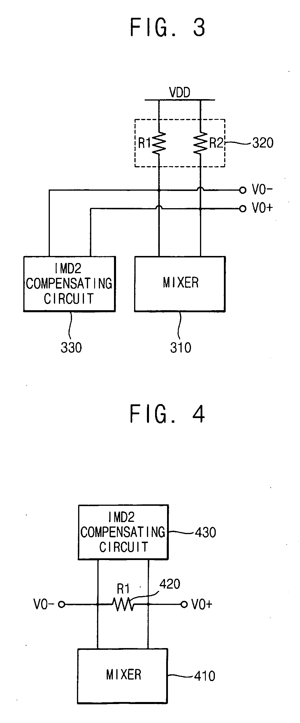 Second-order intermodulation distortion compensating circuit