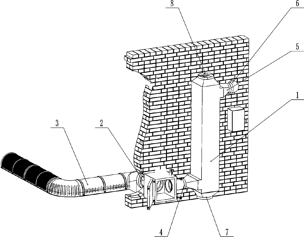 Sealed circulating flow heat exchange and cooling system for granary and cooling method thereof