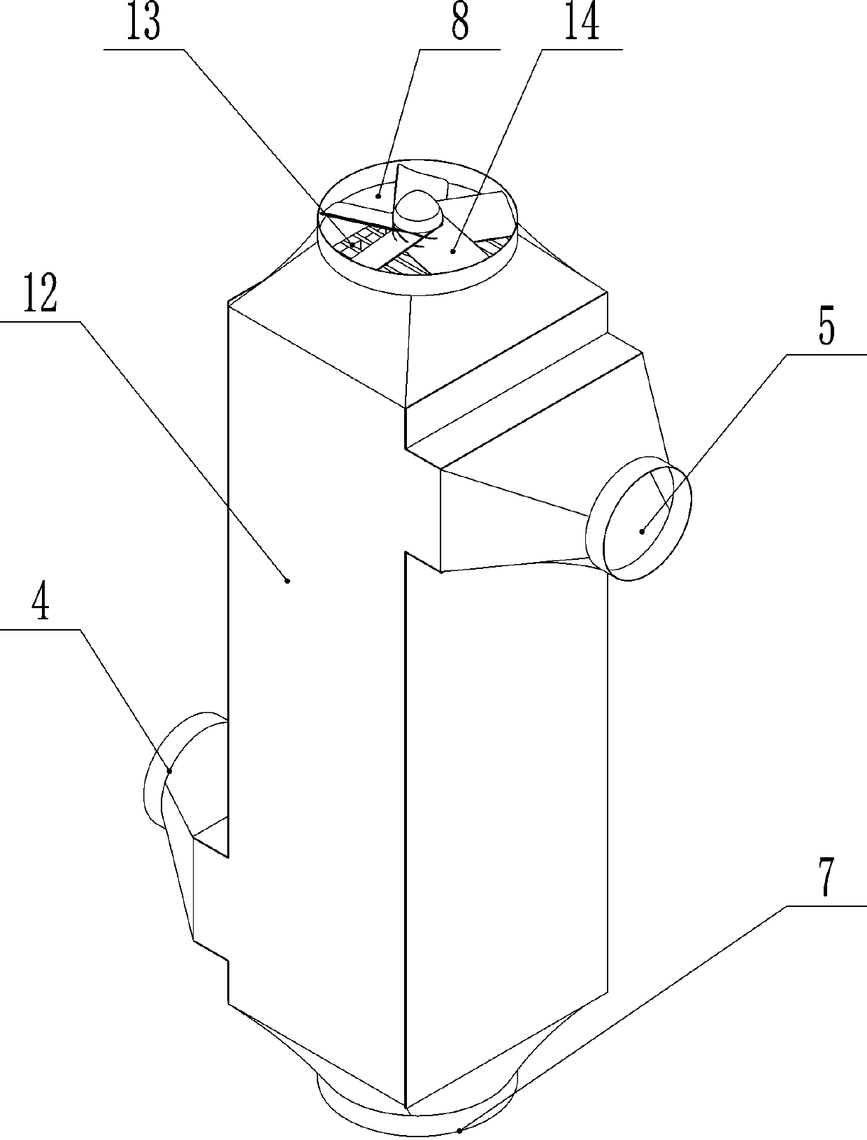 Sealed circulating flow heat exchange and cooling system for granary and cooling method thereof