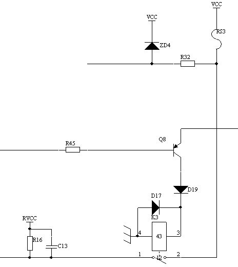 Control system of automobile flashing unit