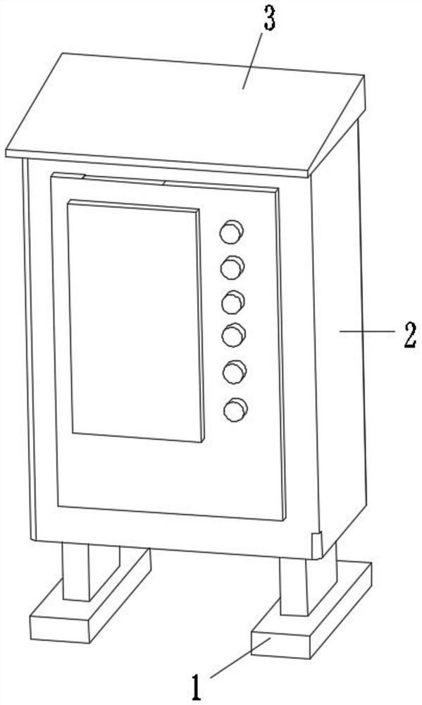 Self-adaptive emergency processing power supply cabinet