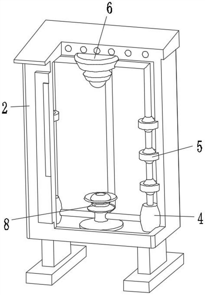 Self-adaptive emergency processing power supply cabinet