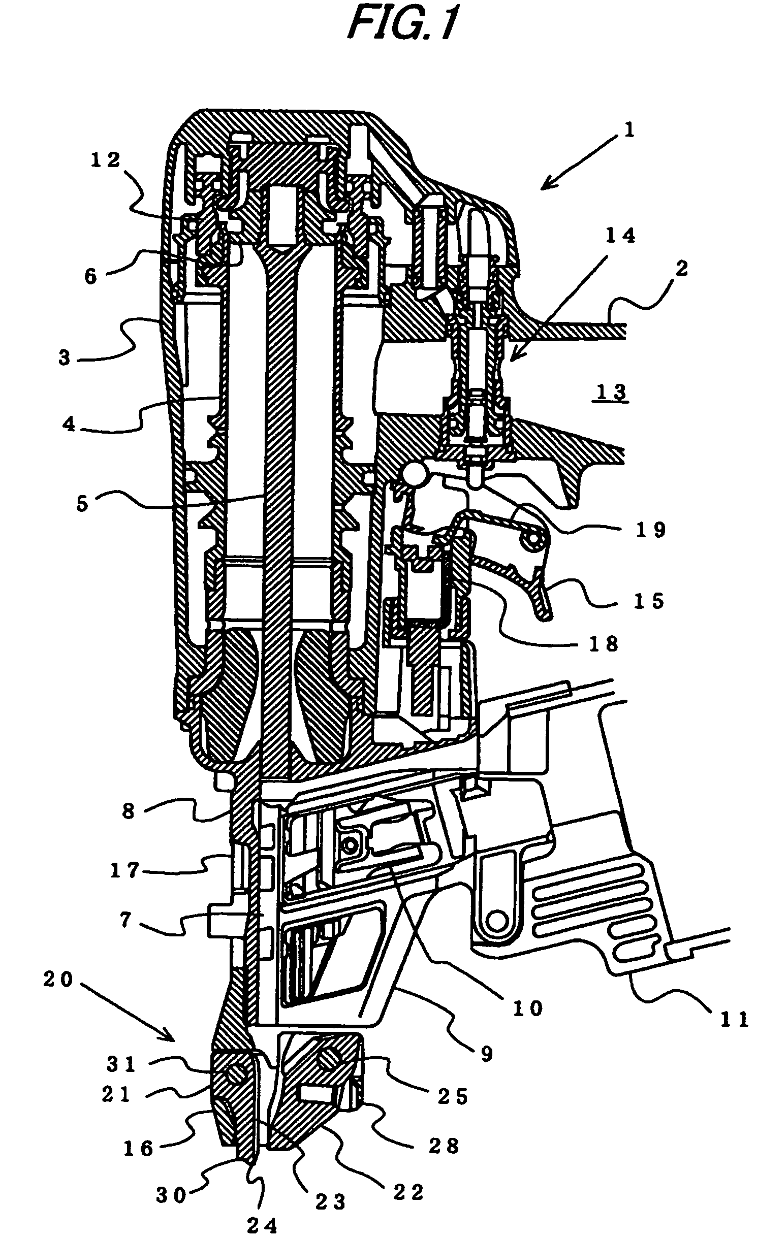 Nail guiding apparatus of nailing machine