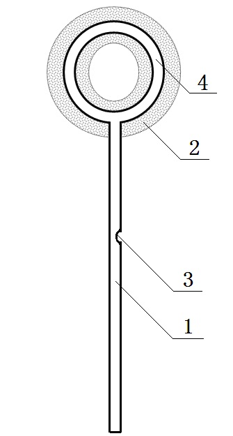 Quantitative biological sampling flocking swab