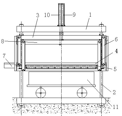 Cutting machine for foamed concrete blocks