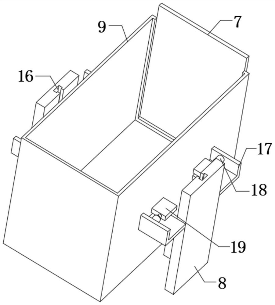 A garbage transfer device for environmental protection equipment