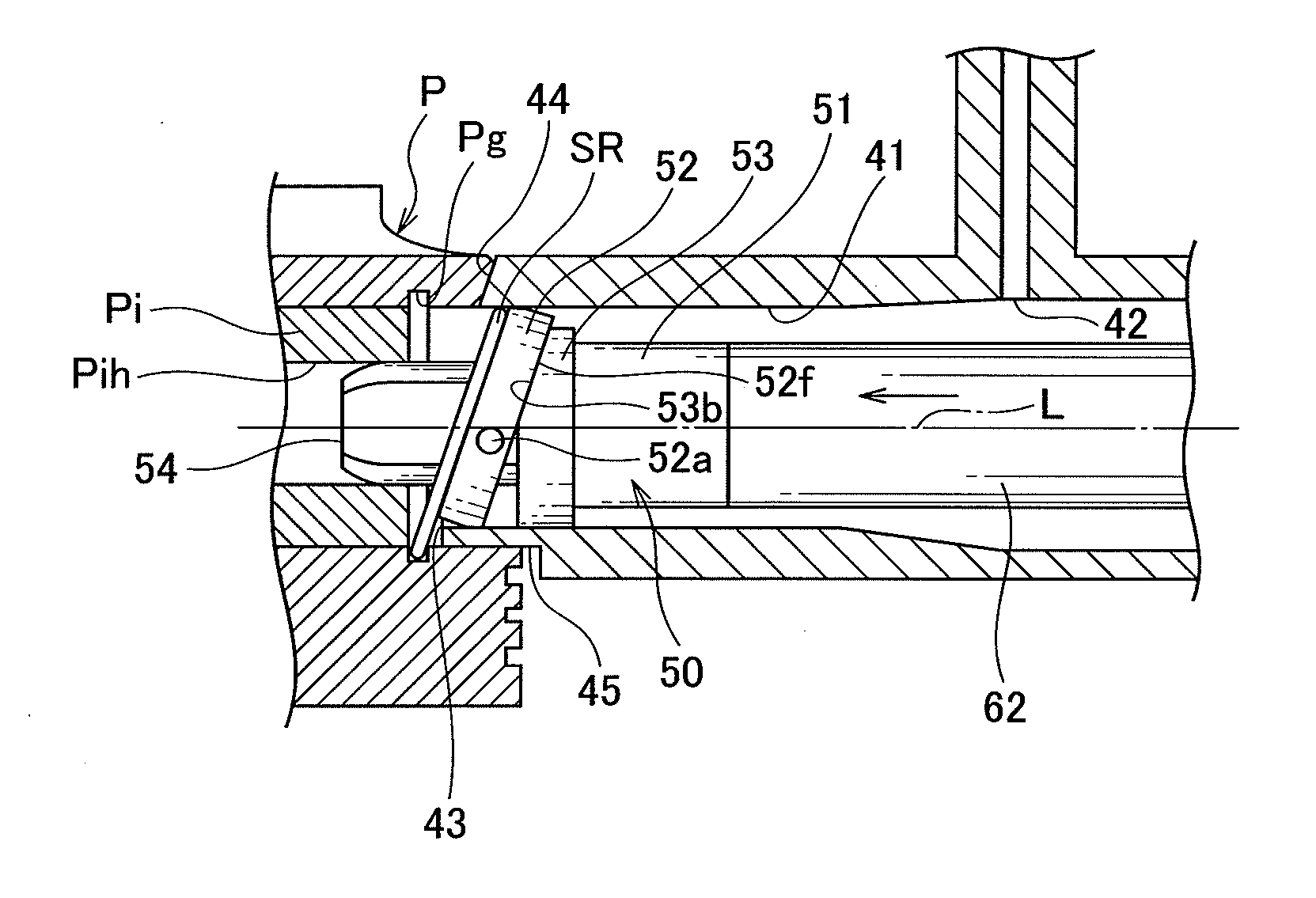 Snap ring attachment and snap ring attaching tool