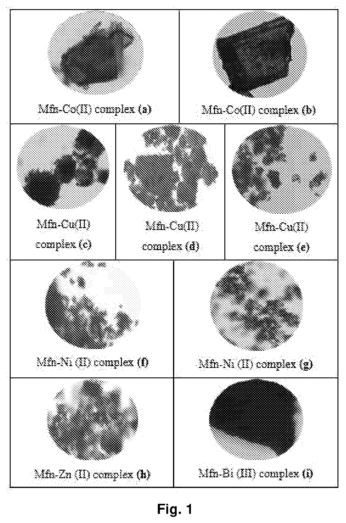 Metformin complexes with transition metals and p group elements