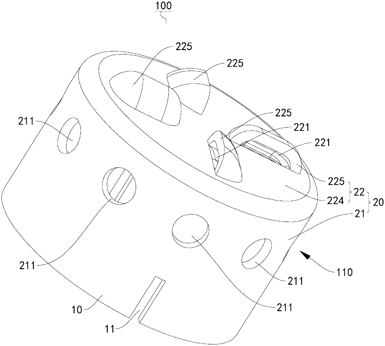 Nozzle of combustor, combustor with nozzle and clothes dryer