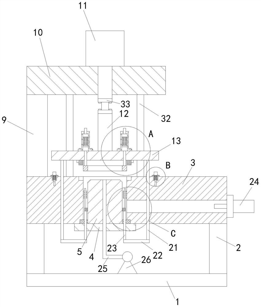 Detection device for high-pressure sealing ring