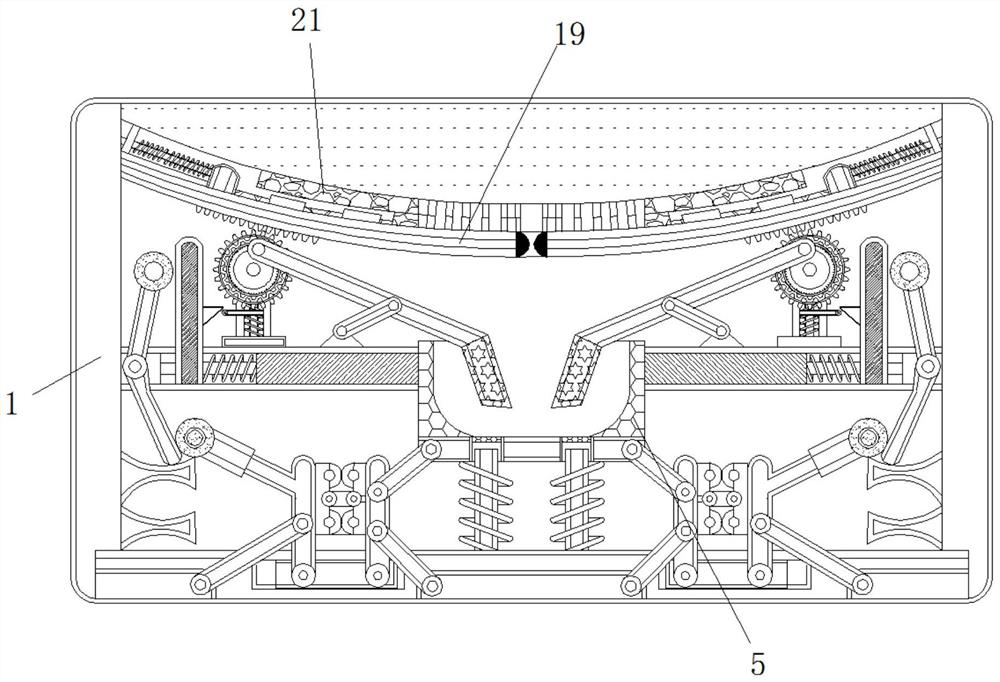 Quantitative seasoning spreading device for raw materials of pork sausages