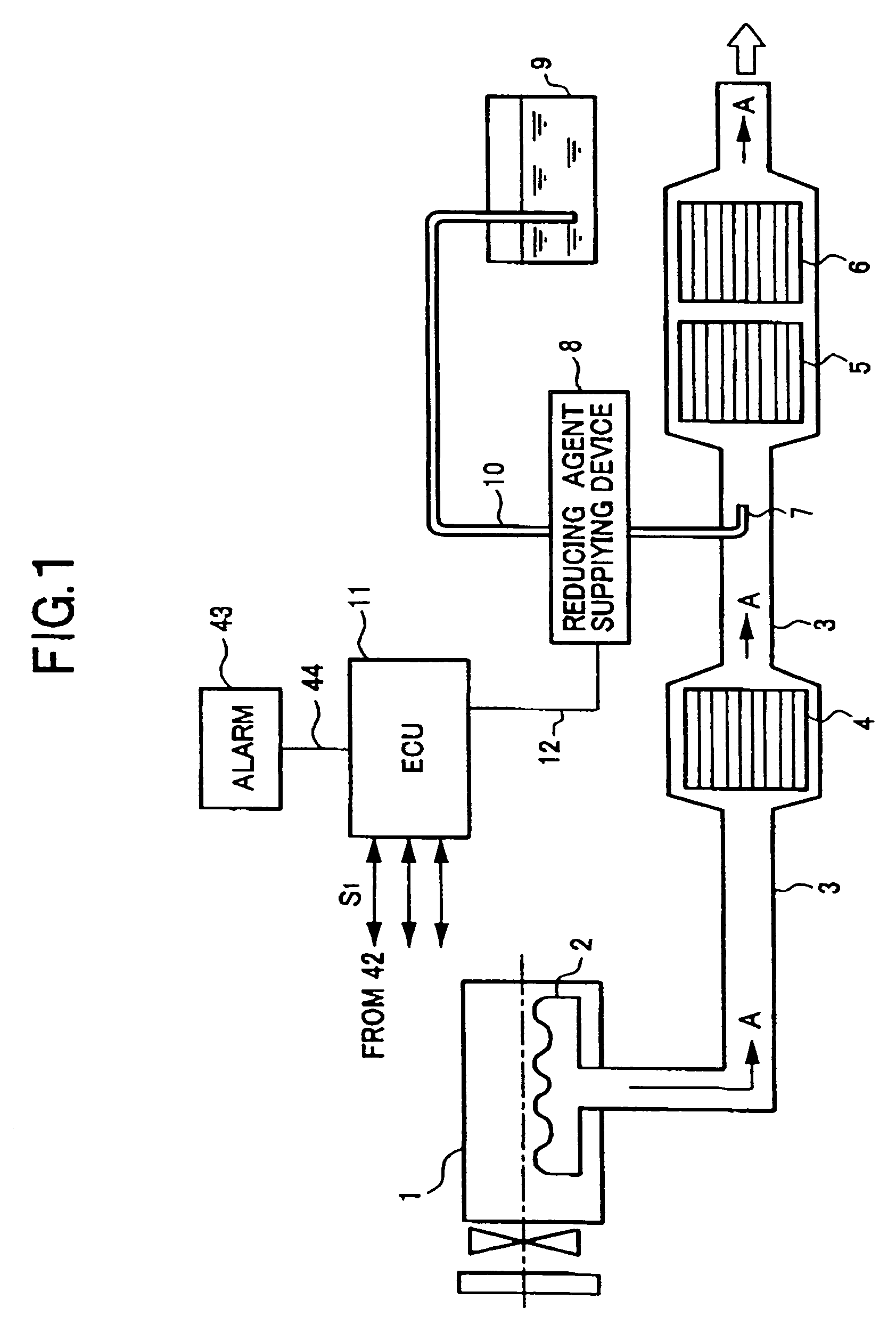 Exhaust emission purifying apparatus for engine