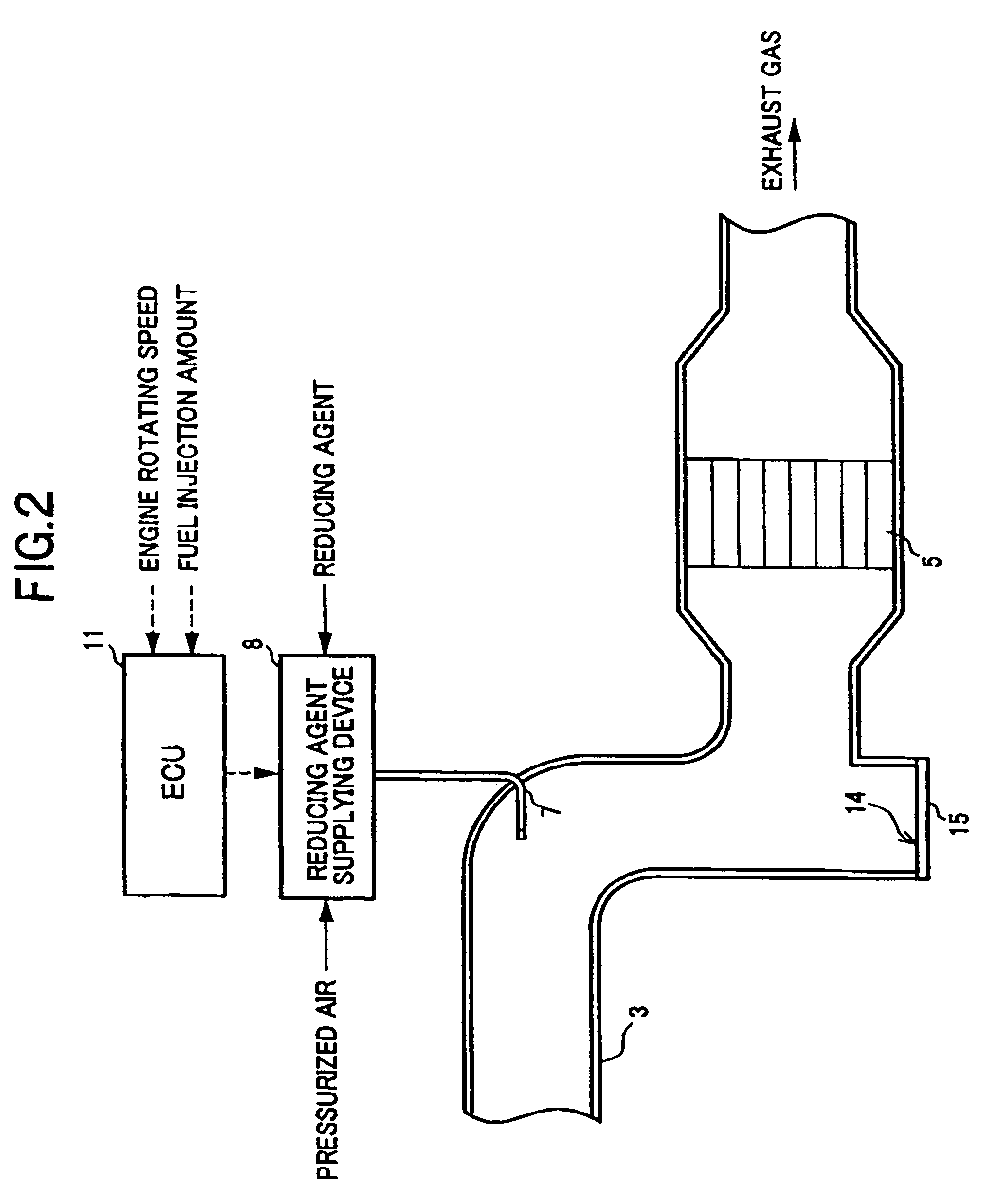 Exhaust emission purifying apparatus for engine