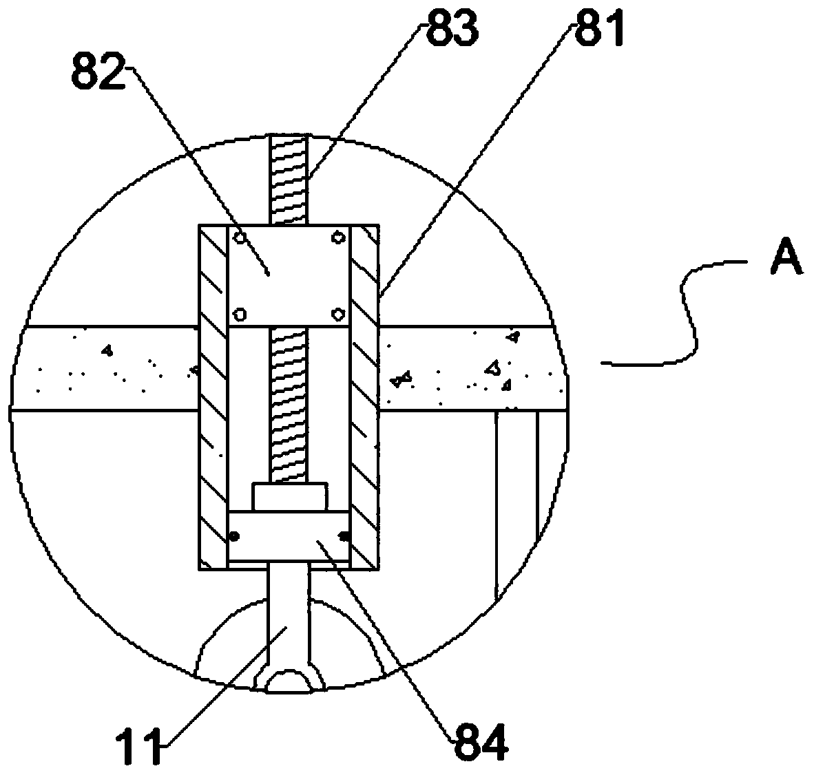 Dyeing device for garment textile fabrics