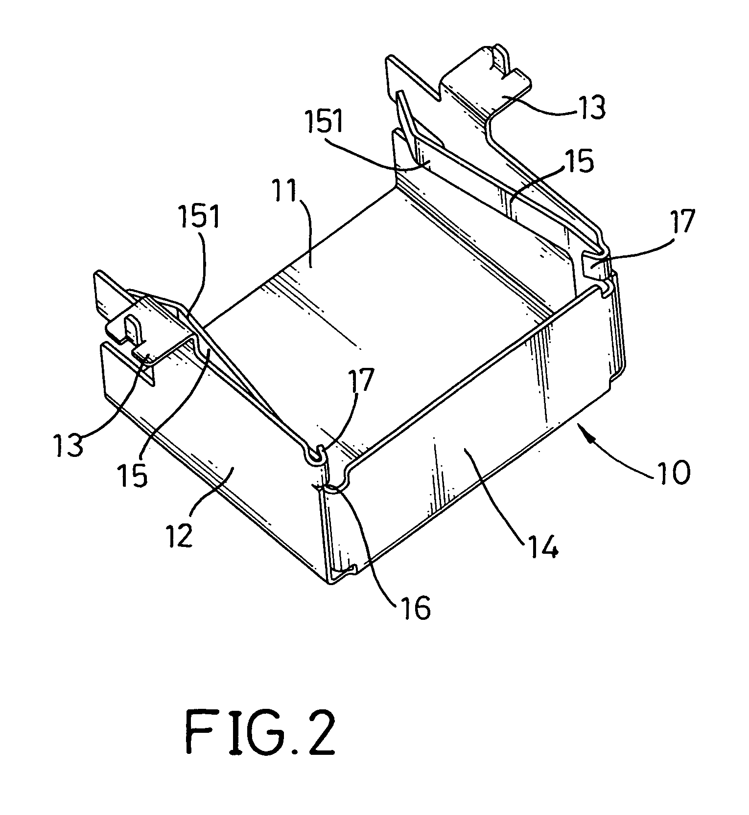 Casing for a modular socket