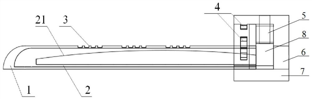 An air-driven soft finger with embedded vision