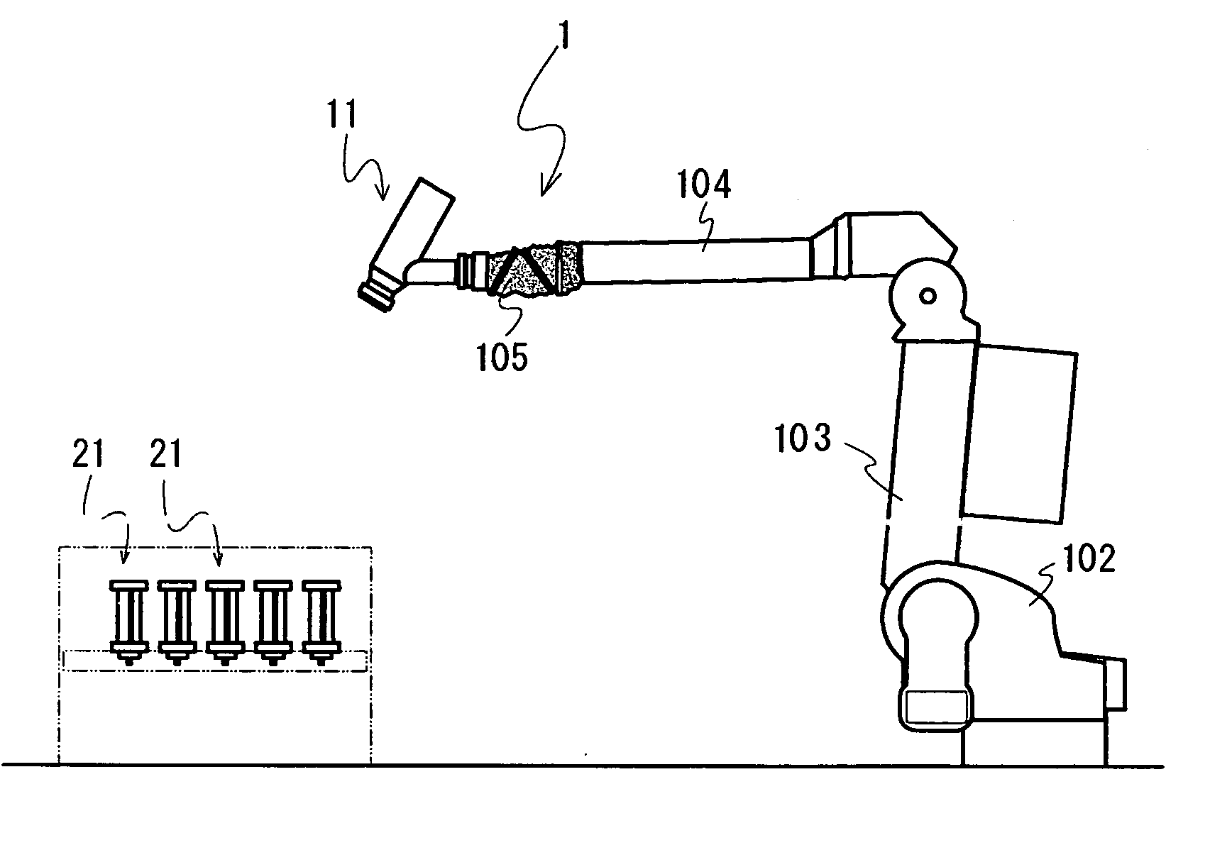 Cartridge-type coating machine and cartridge thereof