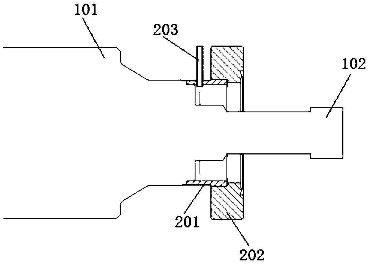 Insert-extract type dewar structure with vacuum interlayer