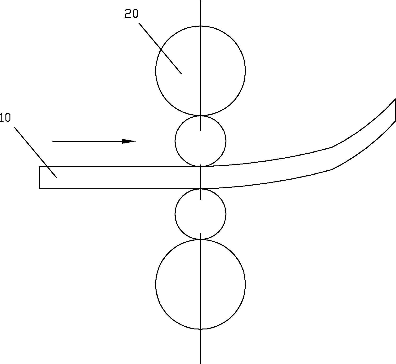 Head warping control method for rough rolling in production of hot-rolled steel strips