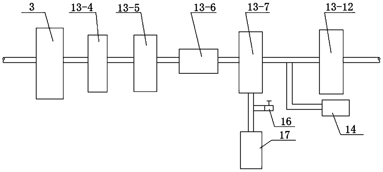 Passive water saving and purifying system for making purified water