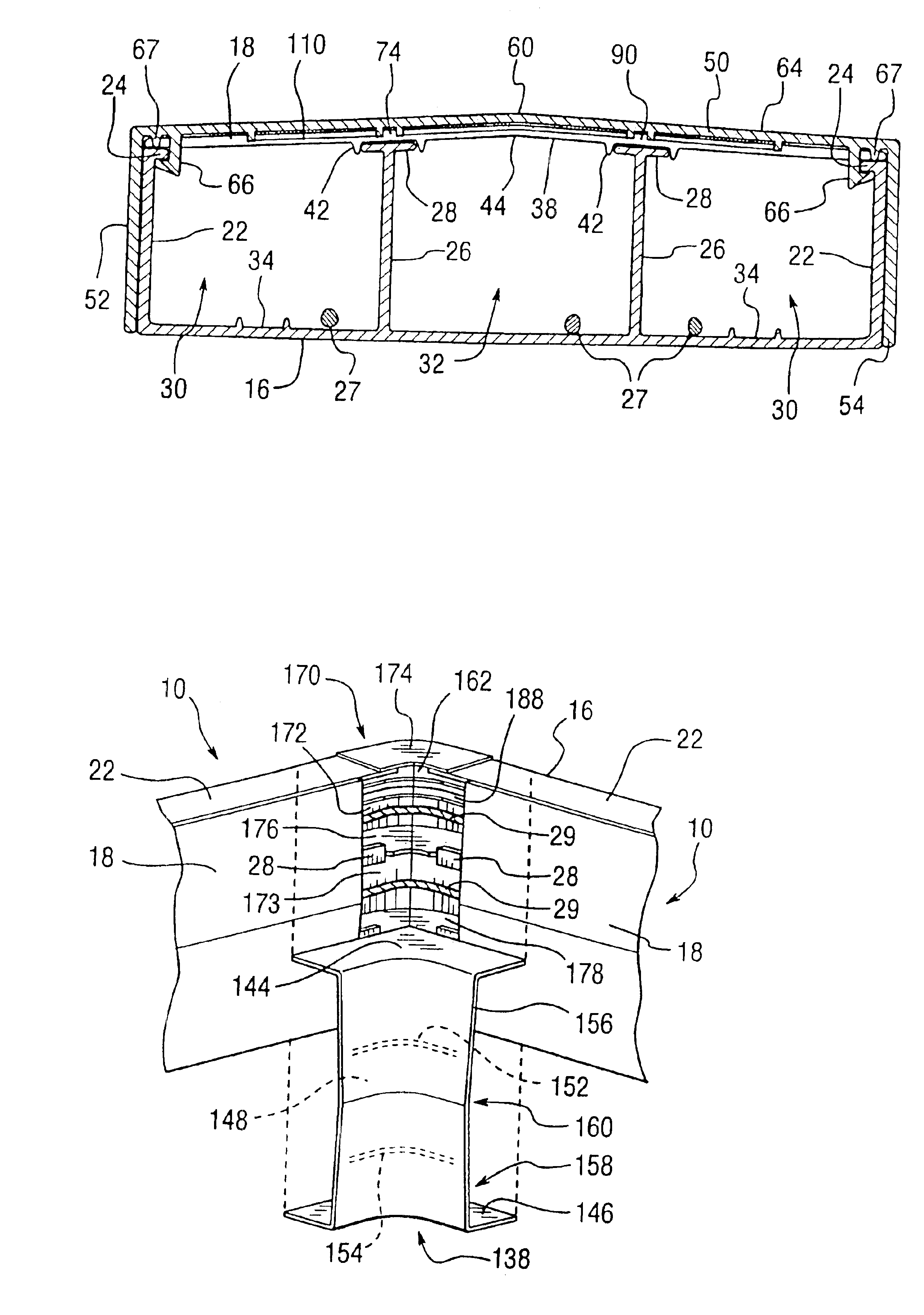 Raceway assembly having a corner cover member