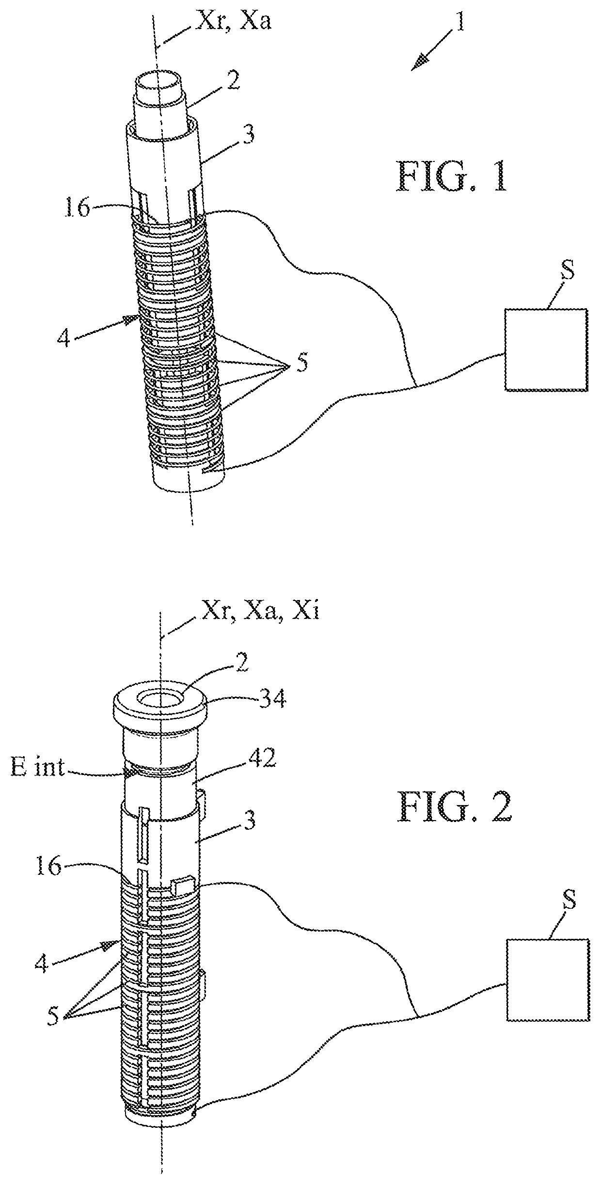 Test system comprising a heating device and method for implementing a test system