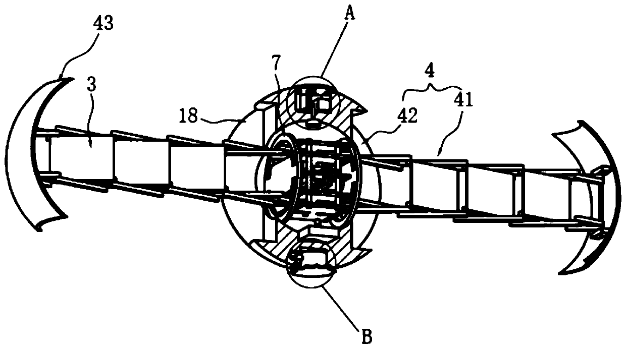 Throwing type unmanned aerial vehicle charging base station