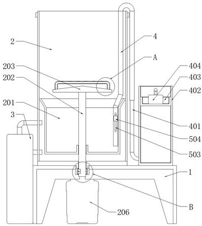 A surface anti-corrosion layer coating device for marine iron outfitting processing