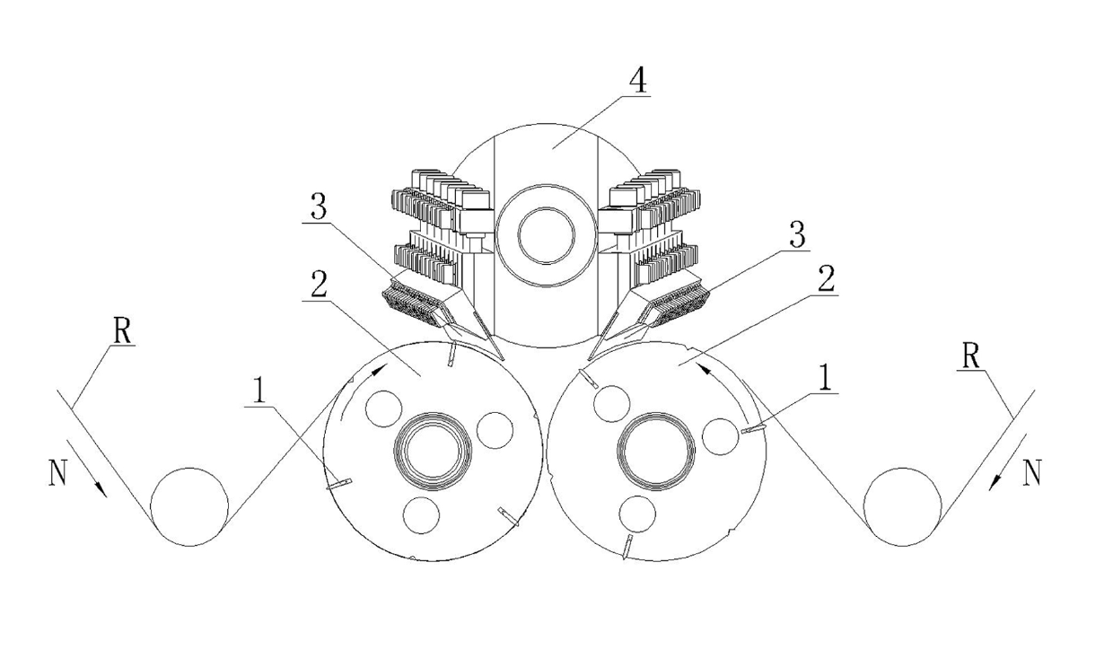 Cutter roller set for domestic paper processor